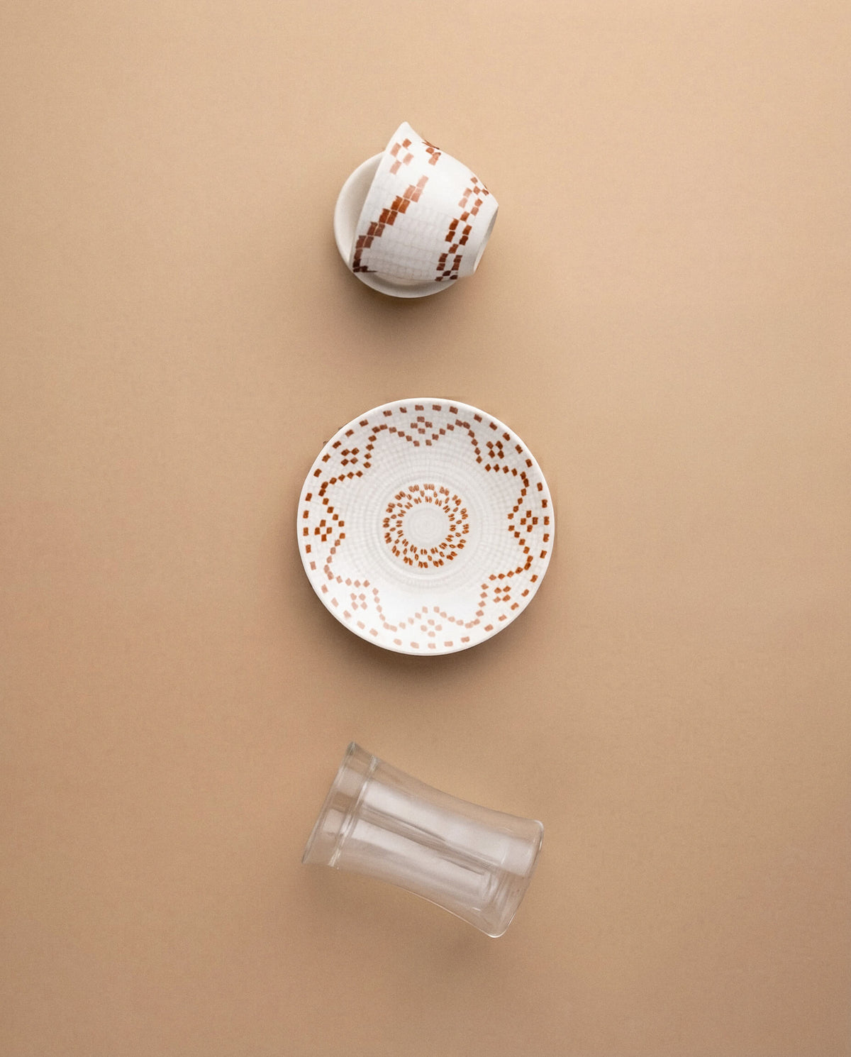 Turath Tea Estakana & Arabic Coffee Finjan Set — 18 Pieces