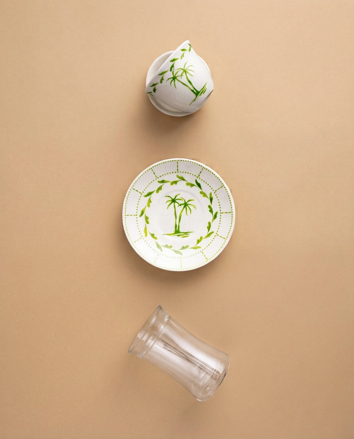 Asala Tea Estakana & Arabic Coffee Finjan Set — 18 Pieces (Double-Wall Glass)
