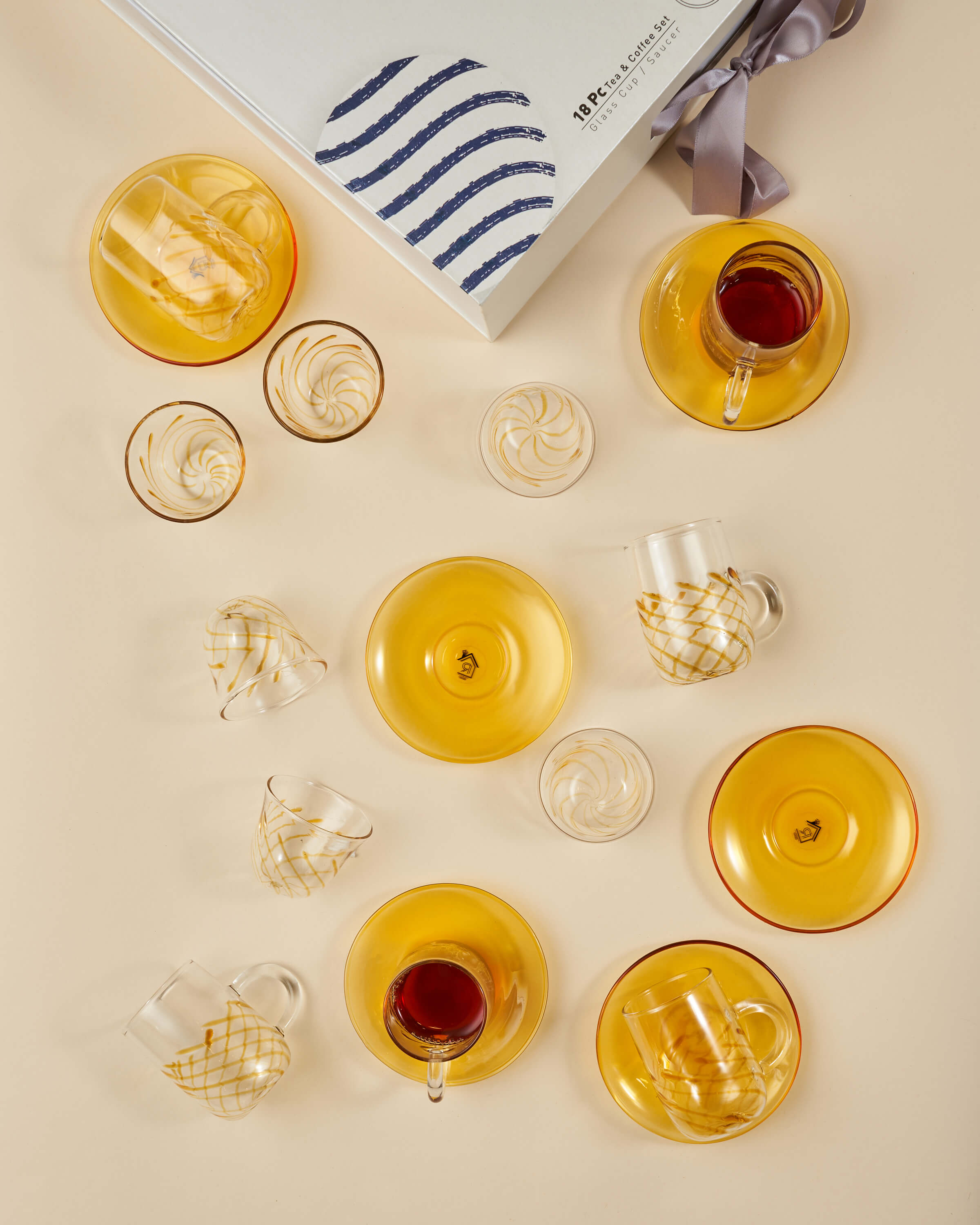 Juman Tea & Arabic Coffee Cup Set