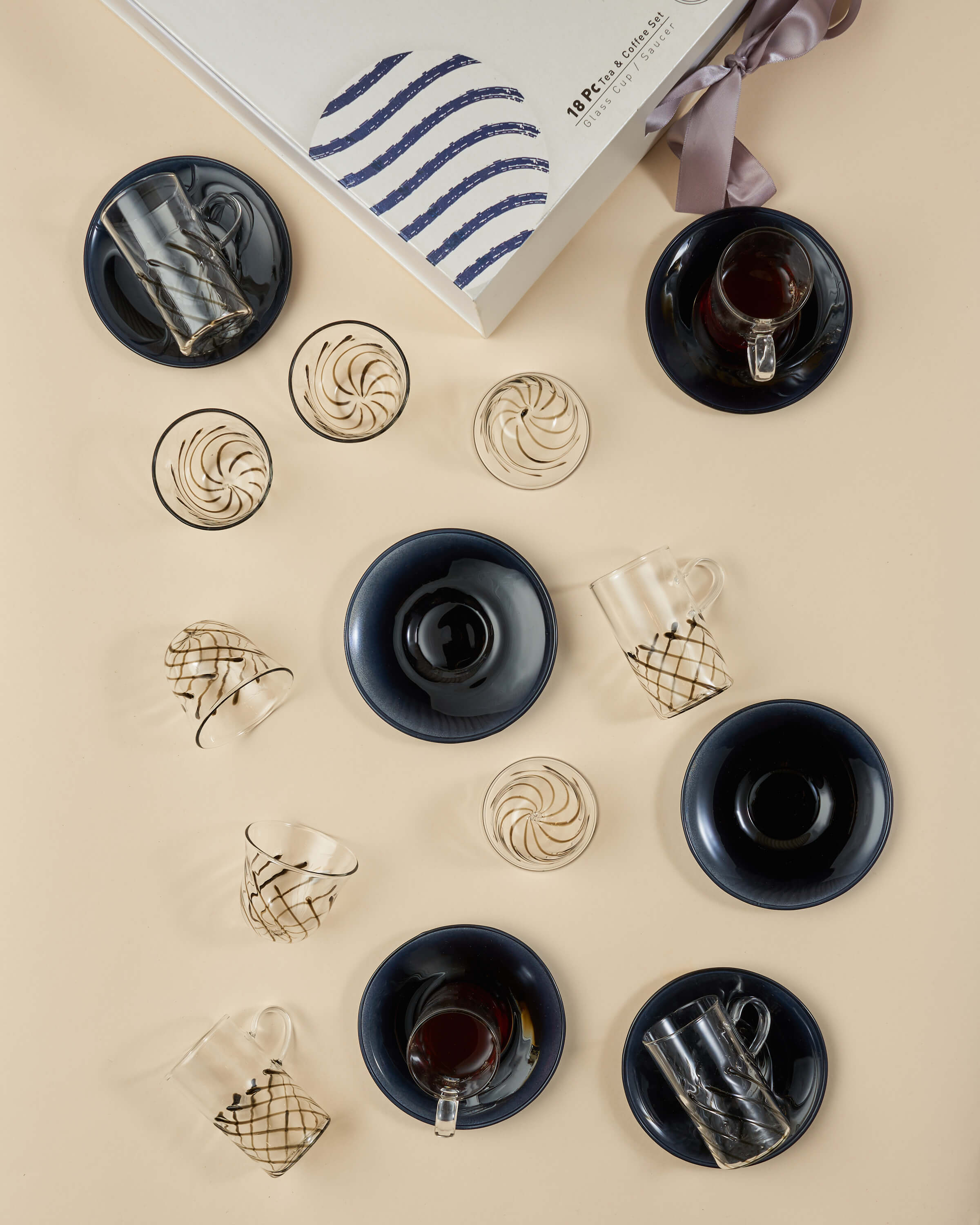 Ghazal Tea & Arabic Coffee Cup Set