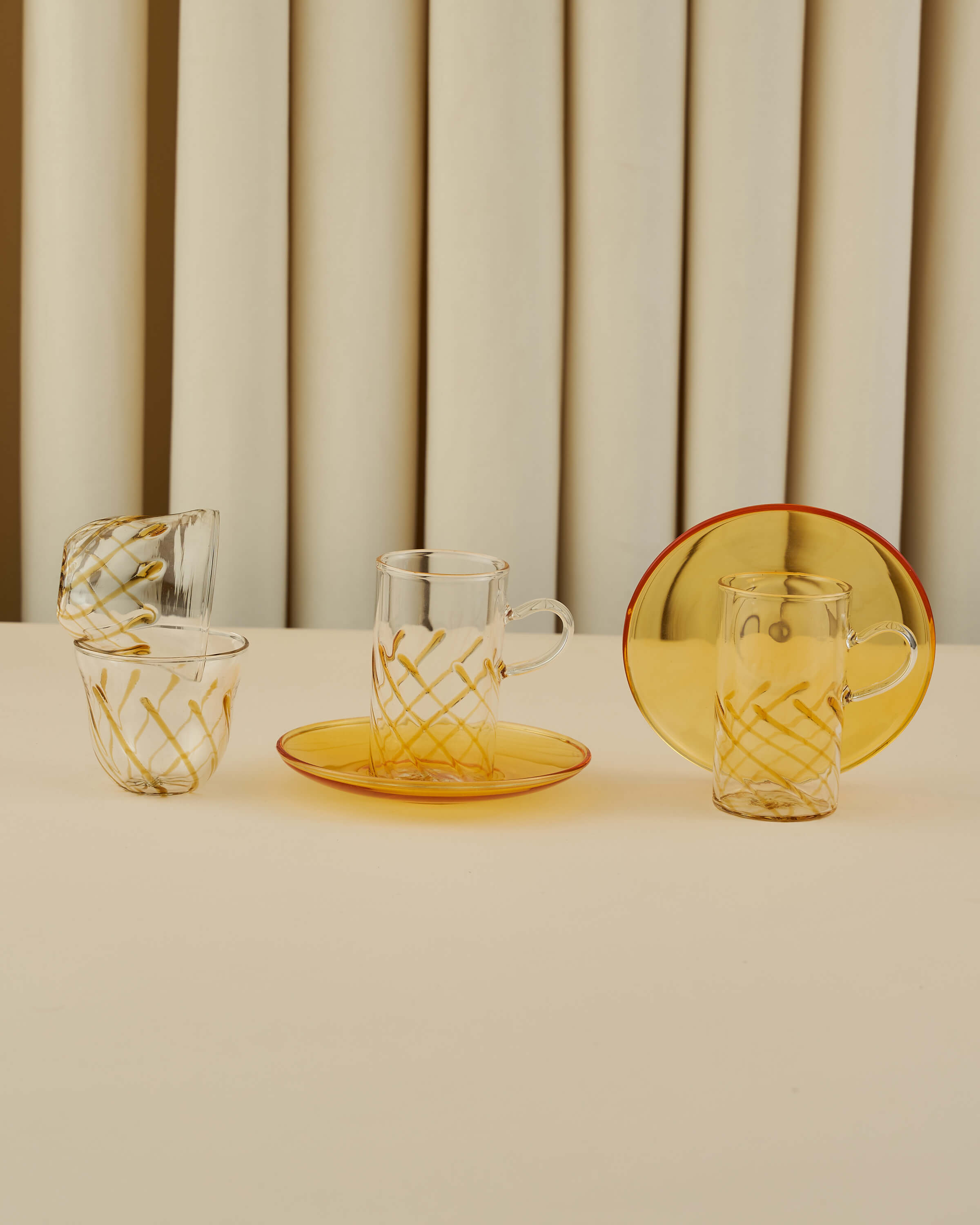 Ghazal Tea & Arabic Coffee Cup Set