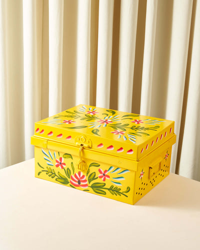 Sheikha Hand-Painted Rectangular Food Warmer — 4L