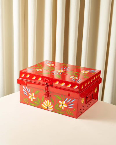 Sheikha Hand-Painted Rectangular Food Warmer — 4L
