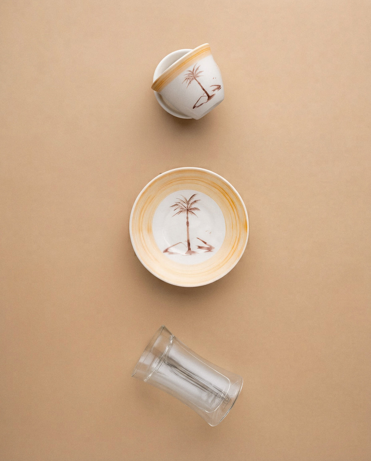 Waha Tea Estakana & Arabic Coffee Finjan Set — 18 Pieces
