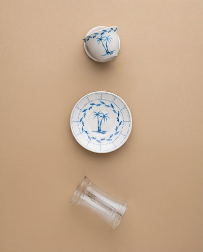 Asala Tea Estakana & Arabic Coffee Finjan Set — 18 Pieces (Double-Wall Glass)