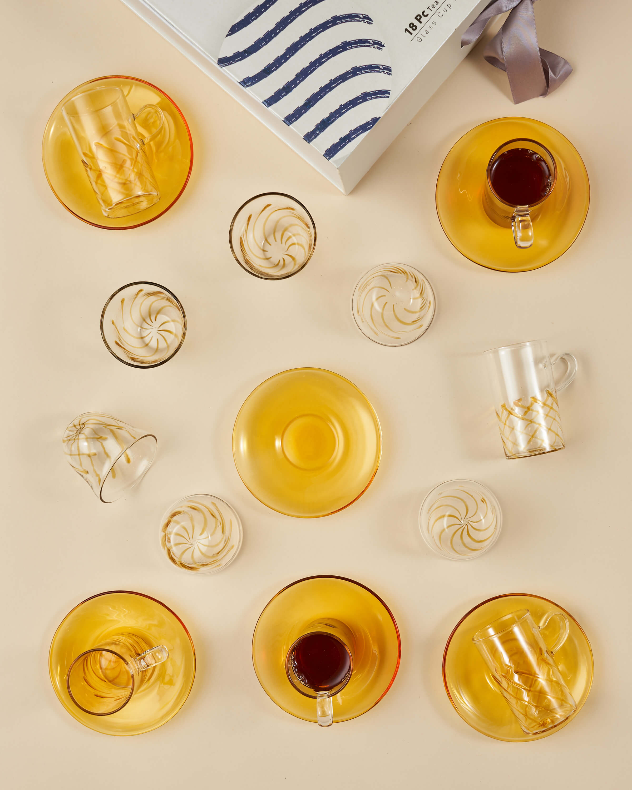 Ghazal Tea & Arabic Coffee Cup Set