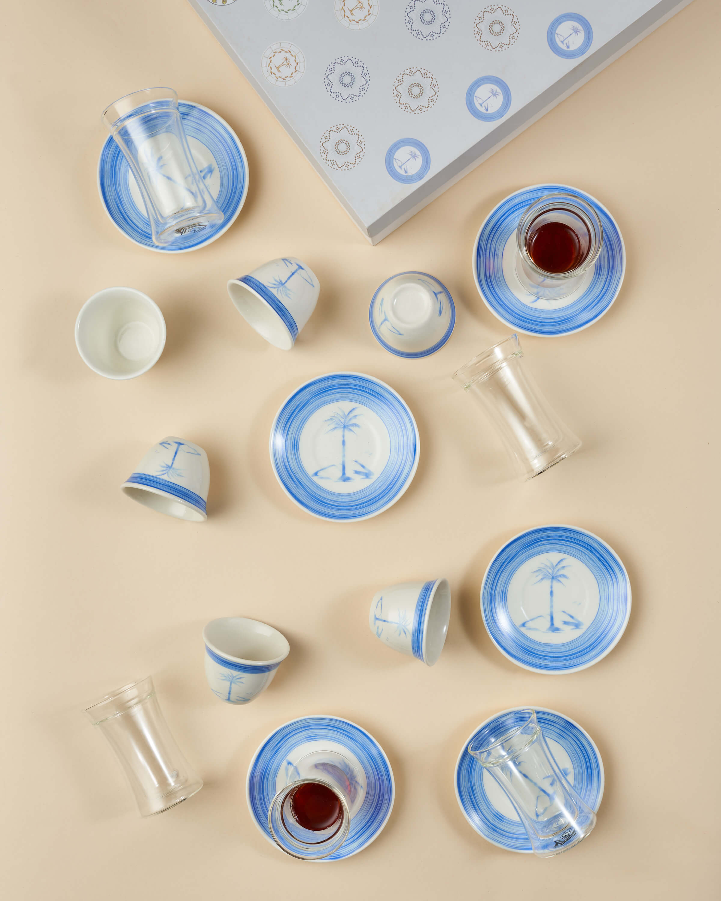 Waha Tea & Arabic Coffee Cup Set