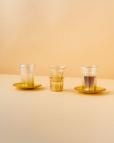 Munira Heat-Resistant Glass Tea & Coffee Set