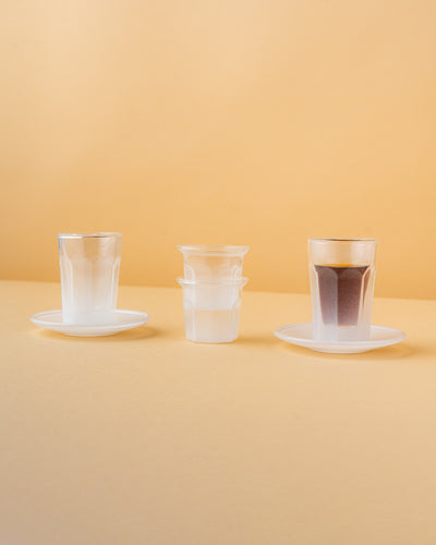 Munira Heat-Resistant Glass Tea & Coffee Set